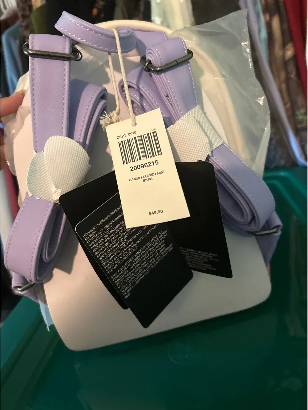 Loungefly Disney Flower Skunk Mini Backpack